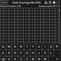 Play Duotrigordle now!
