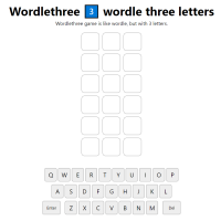 Play Wordlethree now!