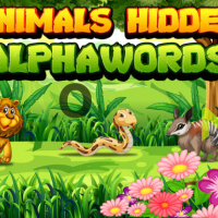 Play Animals Hidden Alphawords now!
