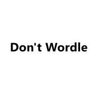 Play Don't Wordle now!