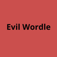 Play Evil Wordle now!