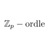 Zp-ordle