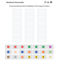Play Subwaydle now!