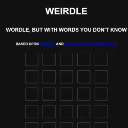 Weirdle