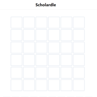 Play Scholardle now!