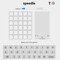Play Speedle now!