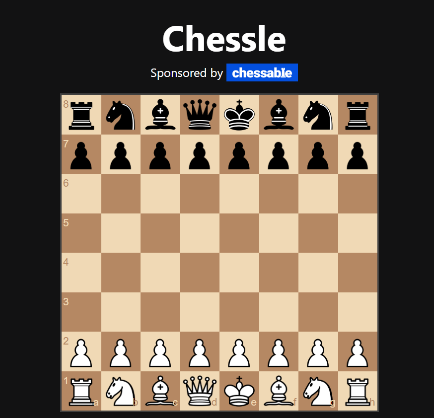 Chessle Answer - Play Chessle Answer On Word Games